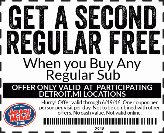 jersey mike's coupon buy one get one free