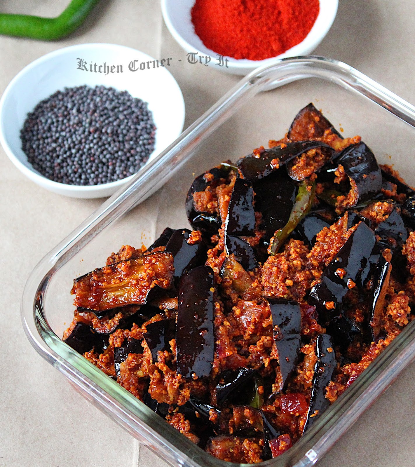Sri Lankan Eggplant Pickle