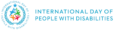 IDPWD logo with the full text: international day of people with disabilities.