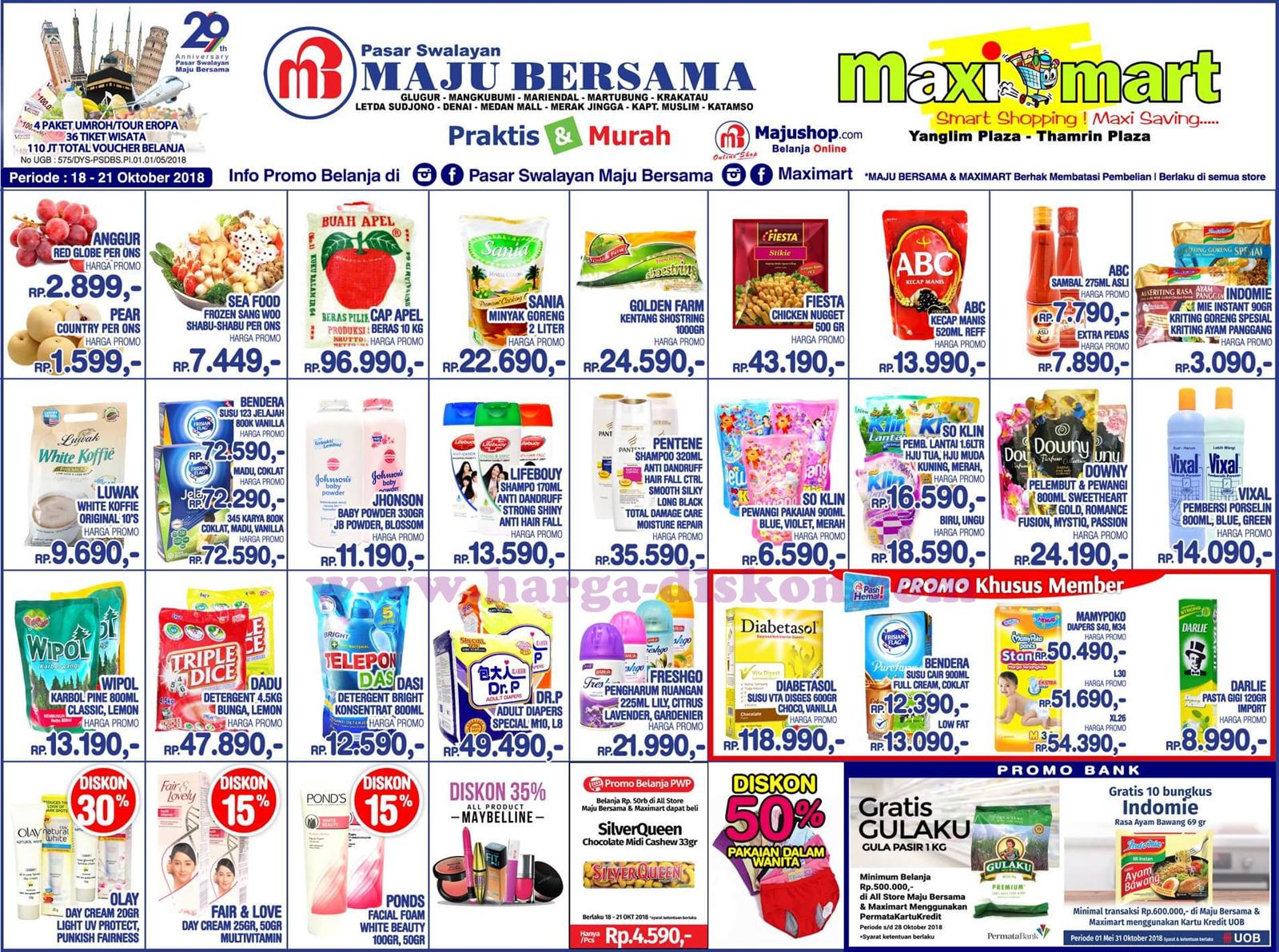 Katalog Promo KJSM Maximart Terbaru Akhir Pekan Periode 18 - 21 Oktober 2018