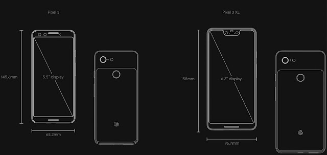 How big is the Google pixel 3xl?