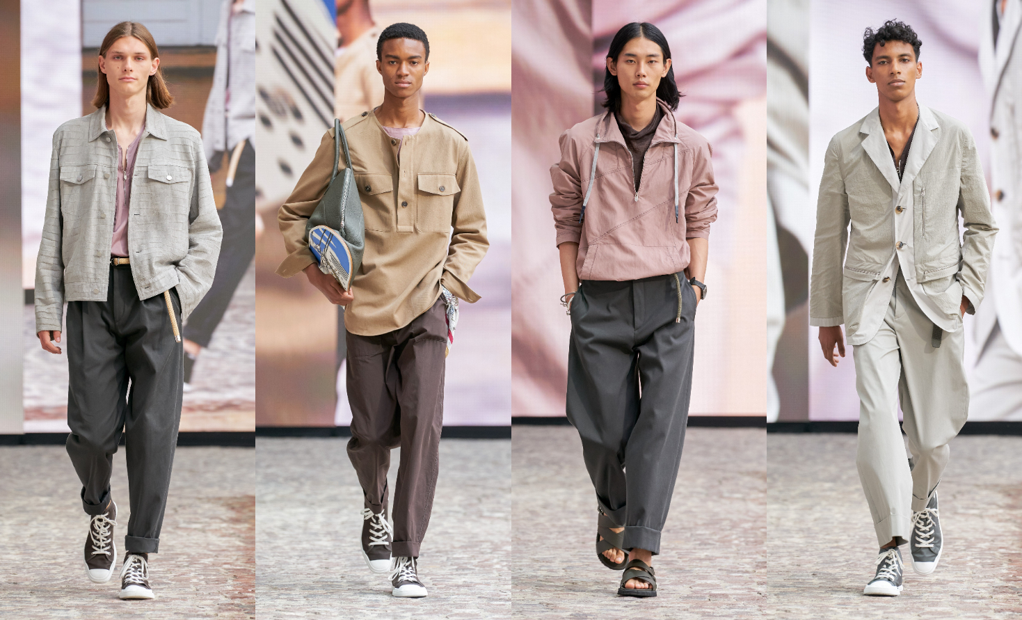 Hermès Men's Spring 2022 collection: Light-hearted, relaxed and  freeFashionela