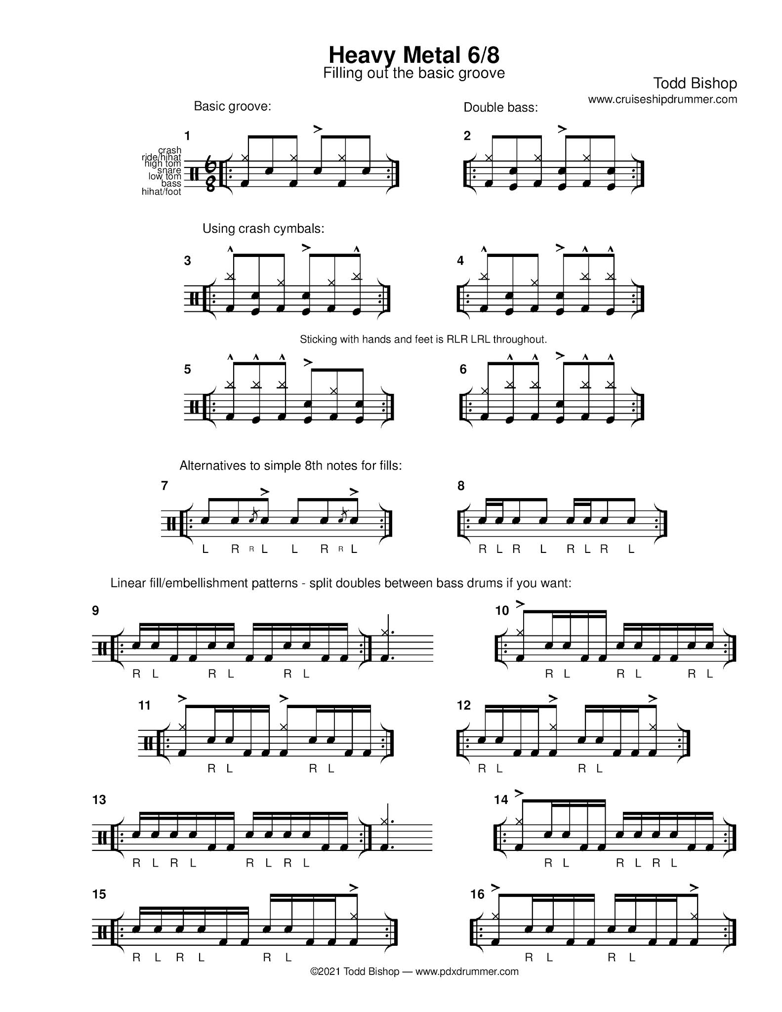 Cruise Ship Drummer! Metal in 6/8