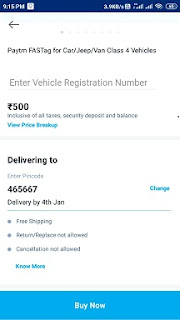 Paytm fastag installetion, use, recharge,and charges Paytm fastag installetion, use, recharge,and charges