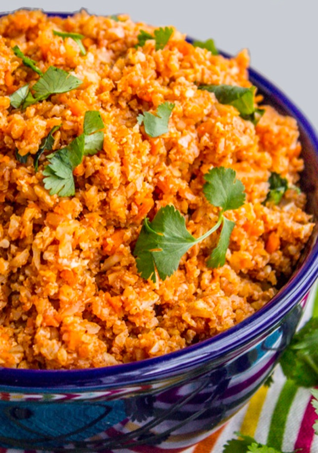 Keto Low Carb Cauliflower Spanish Rice Recipe Joki's Kitchen