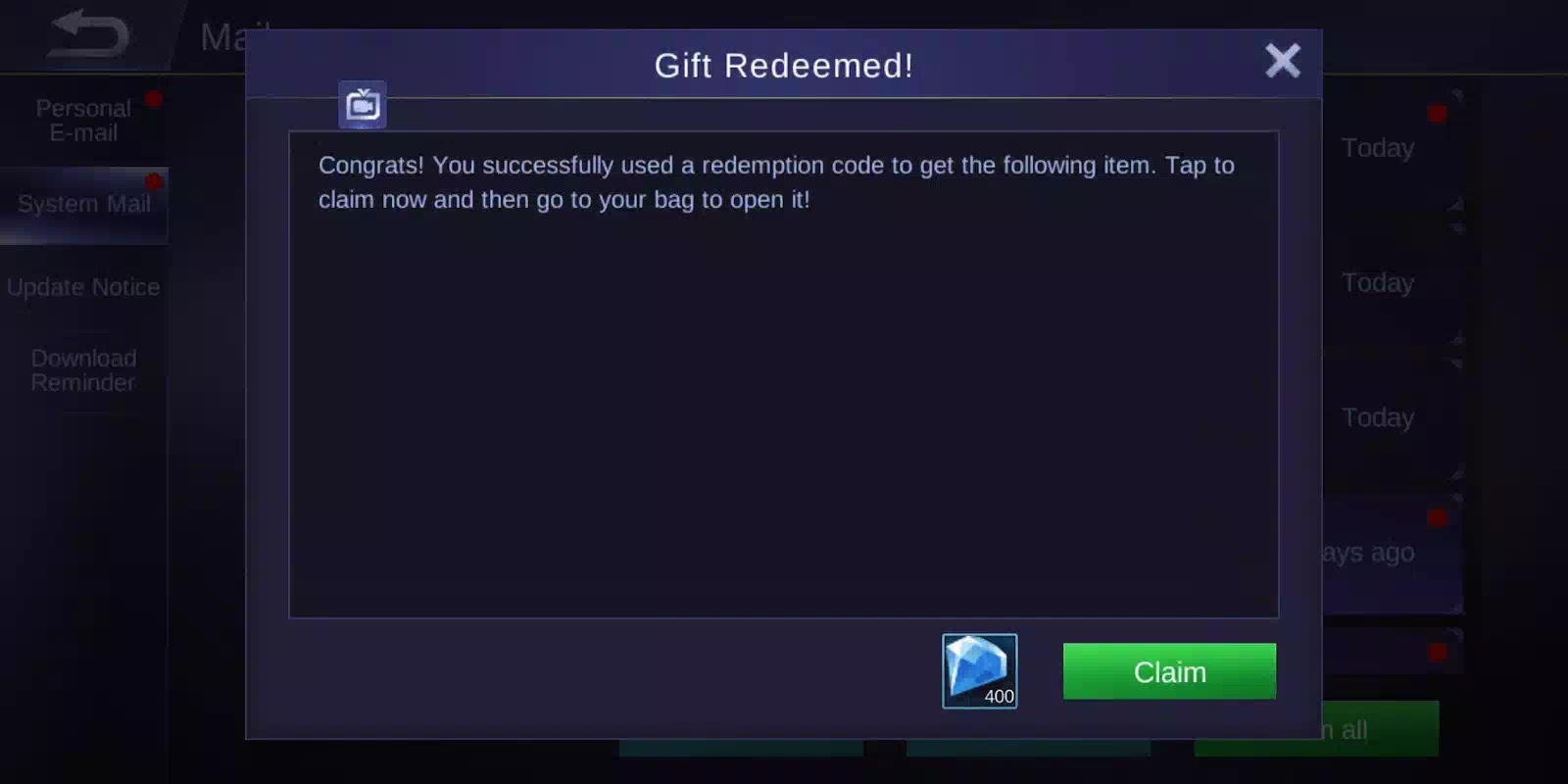 Latest Mobile Legends Redeem Code April 2020 All About Mobile