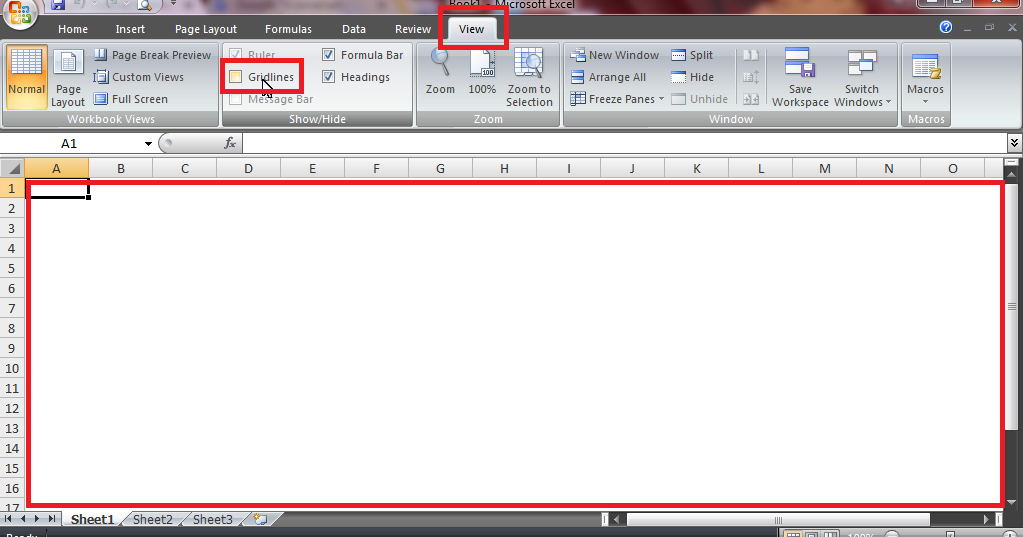 Cara Menghilangkan Garis Di Excel Yang Paling Mudah