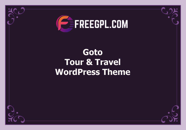 Goto – Tour & Travel WordPress Theme Free Download