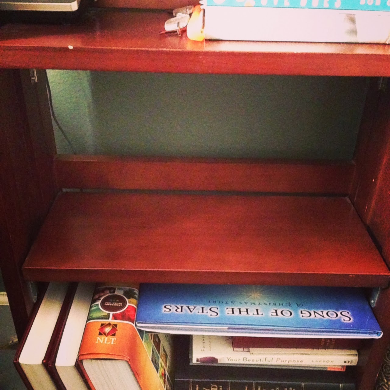 a simple life... Empty shelf challenge...