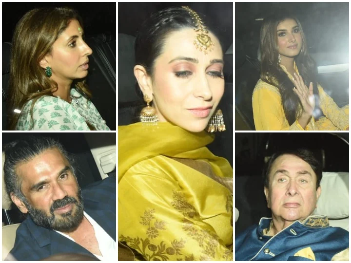 bollywood-karishma-kapoor-tara-sutaria-rishi-kapoor-at-armaan-jain-pre-wedding-rituals