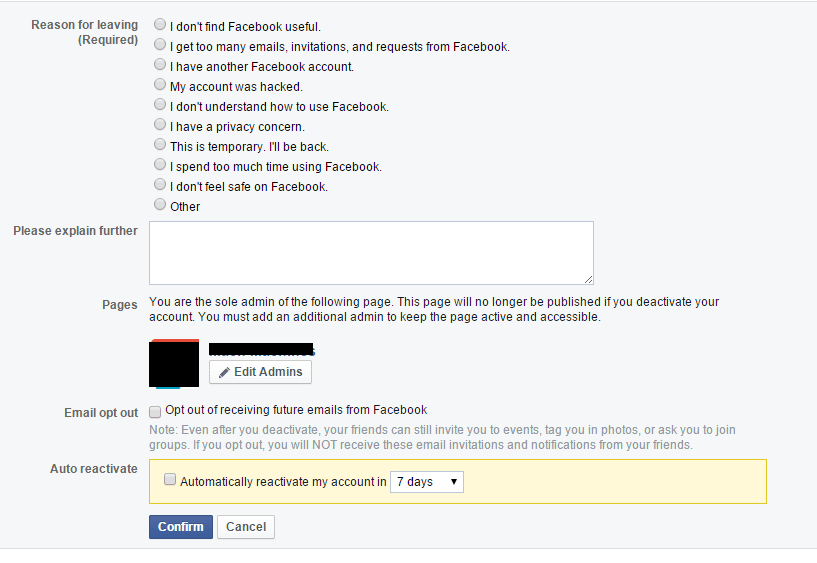 how to deactivate facebook account using the app how to deactivate facebook account using the app