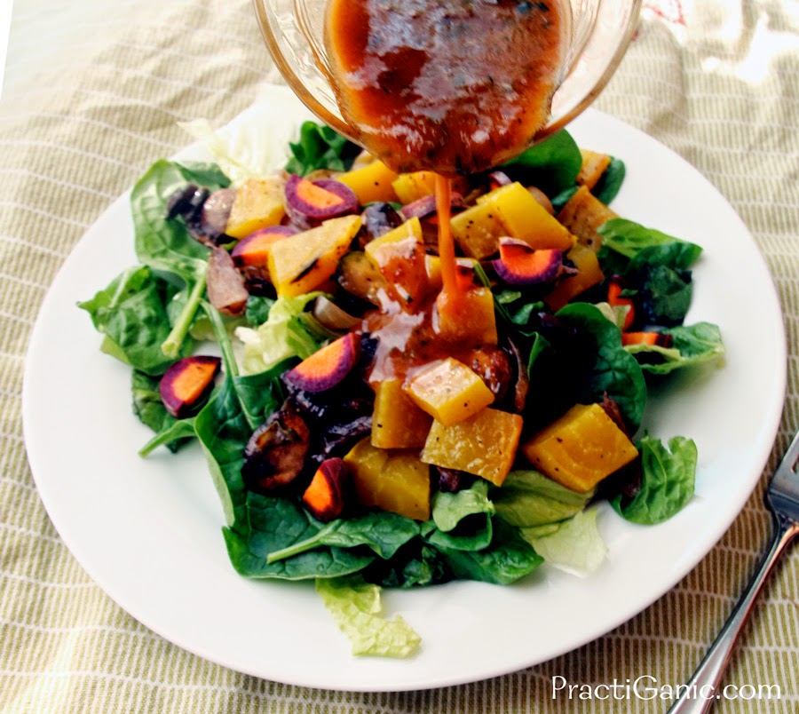 Roasted Beet Salad PractiGanic Vegetarian Recipes and Organic Living