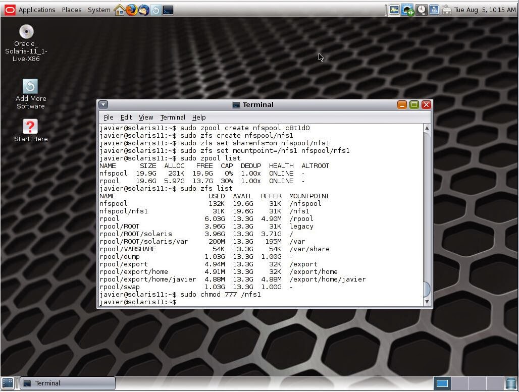 Just one more esxiguy Solaris 11 + ZFS as an NFS server for ESXI