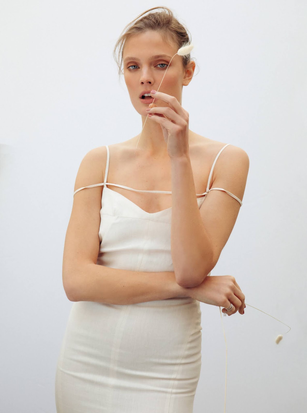 Constance Jablonski in Harper's Bazaar UK May 2021 by Betina Du Toit