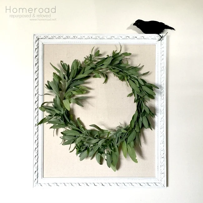 Herbal Sage DIY Wreath from the garden www.homeroad.net