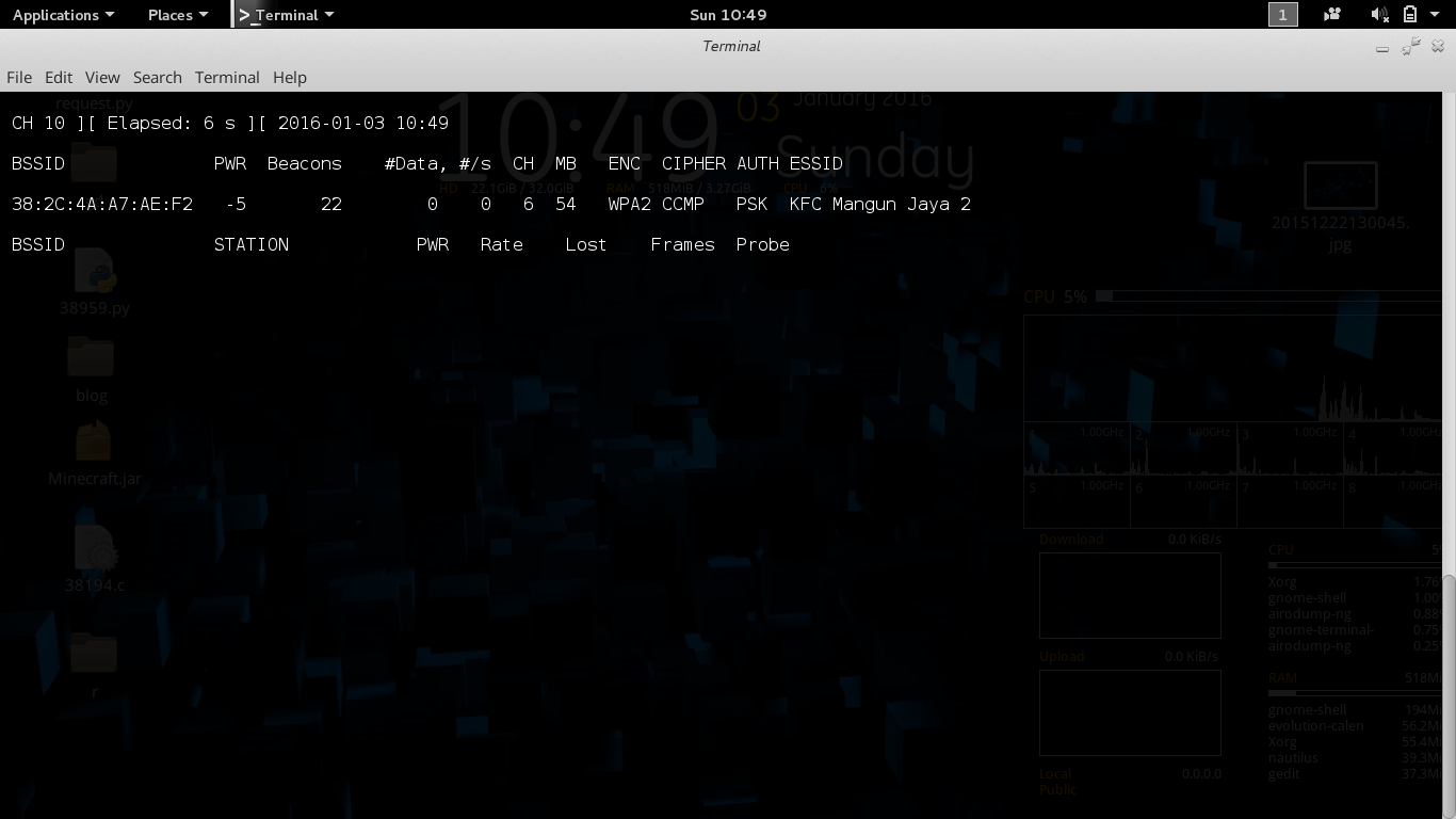 Mengaktifkan Mode Monitor Di Kali Linux 2.0 (Sana) War
