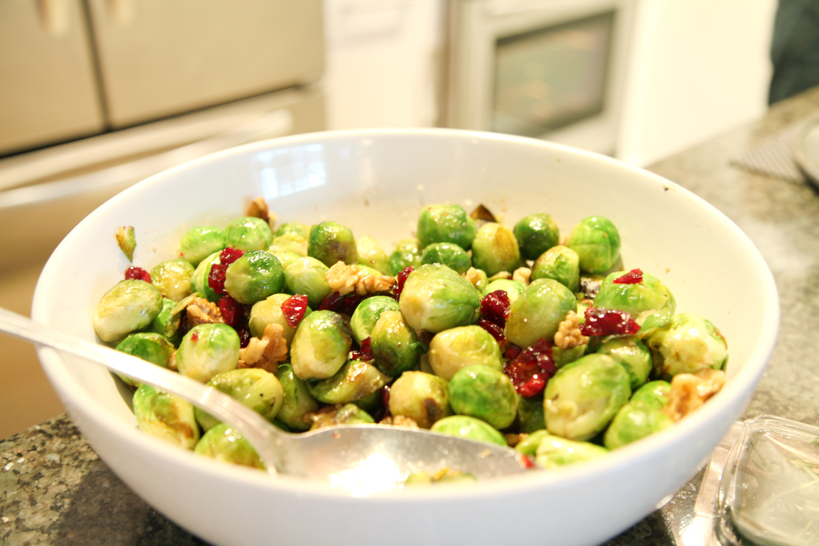 MadeForJen Brussel Sprout Salad