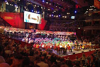 the Royal Liverpool Philharmonic, conductor by Matthew Coorey, the Liverpool Philharmonic Children's Choirs, West Everton Children's Orchestra at the Proms on Sunday 1 September 2013