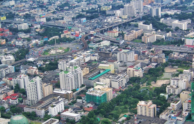 Vistas desde Baiyoke Tower 2 en Bangkok