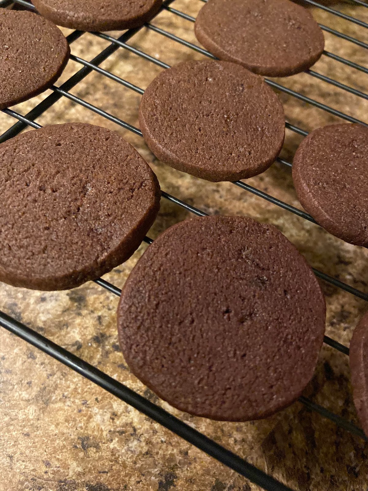 Chocolate Candy Cane Sandwich Cookies Fashion meets Food