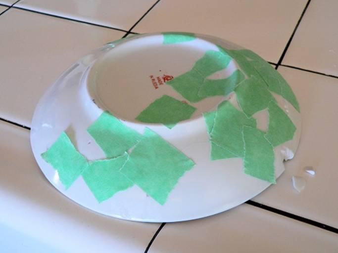 BSI News Reparing Broken Porcelain Tea Cups and Saucers Using BSI