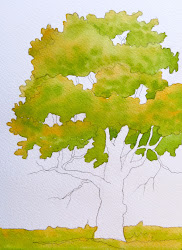 trees watercolor techniques painted tree painting drawing pencil paint prism watercolour water foliage grass colour tutorials tutorial basic draw then