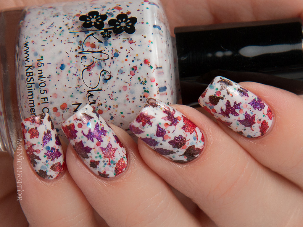 Manicurator Kbshimmer Fall 2016 Leaf Grant Nail Art With Whats Kbshimmer Fall Sweet Devotion Orchidding Poppy Leaves Nail
