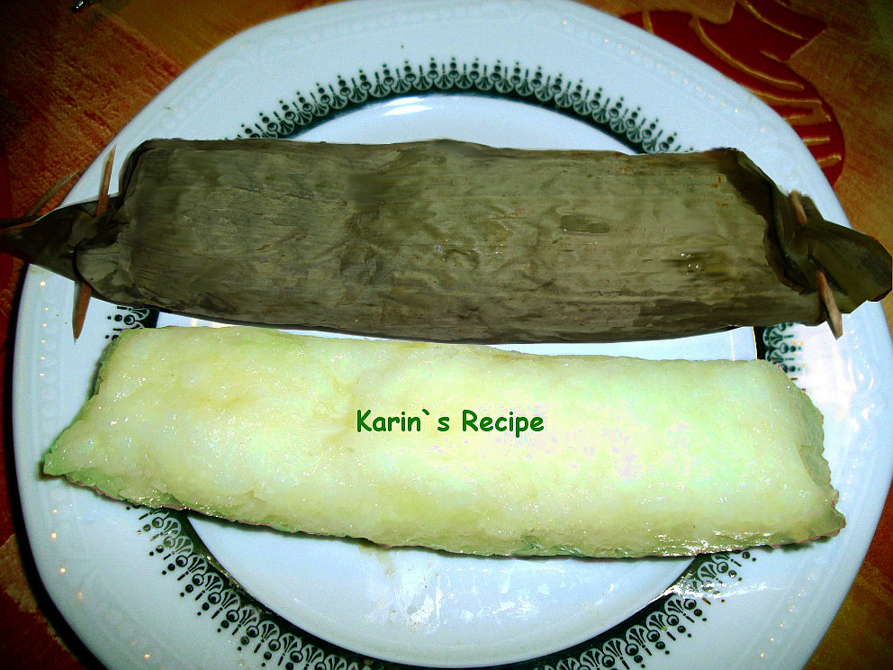 Karin's Recipe: Lontong (Rolled & Compressed Rice Cakes)