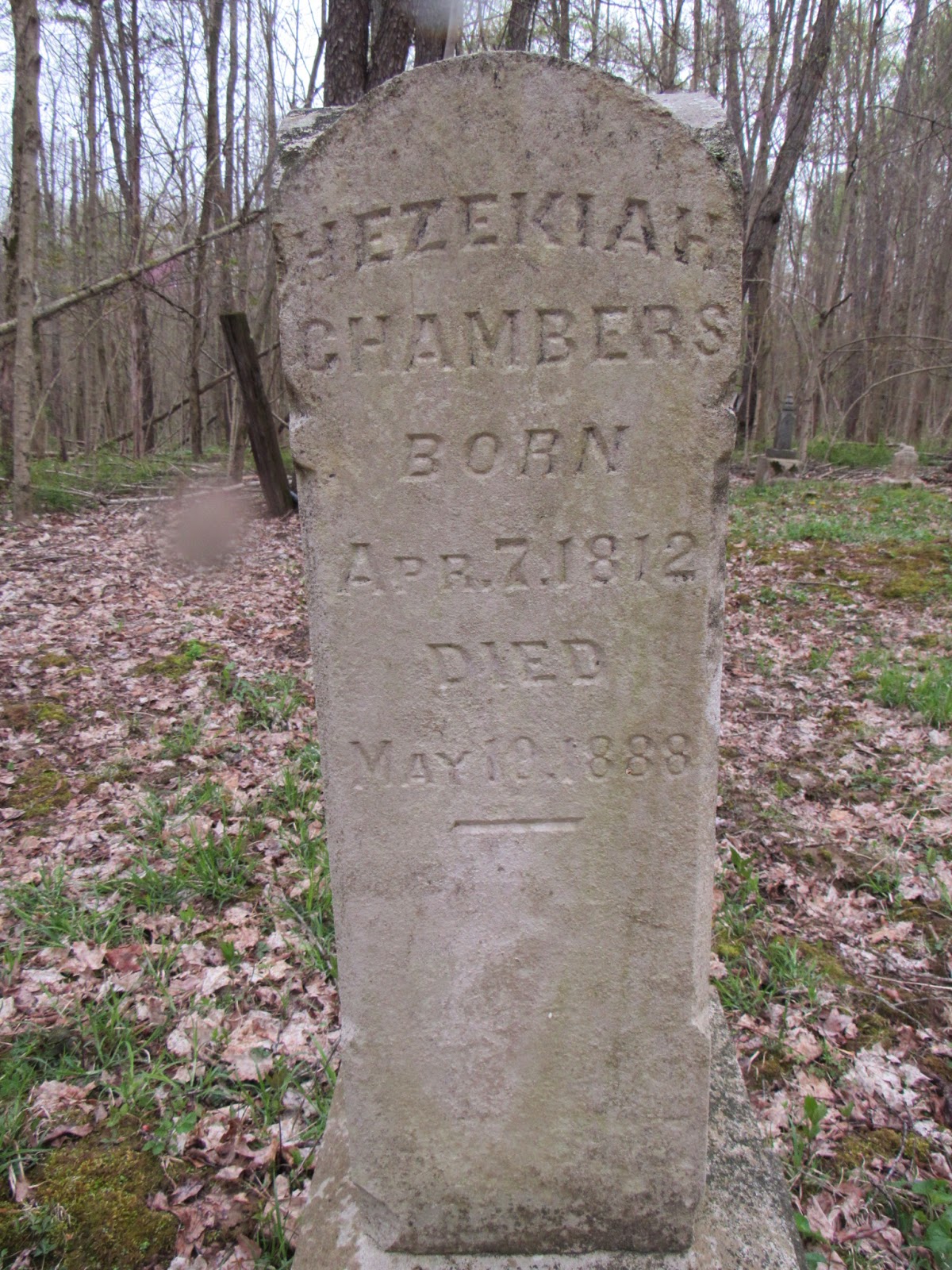 A Walk Through The Tombstones Chambers Cemetery