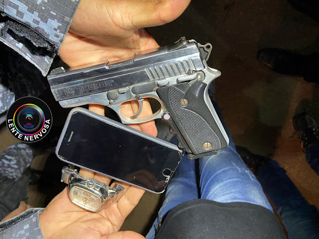 Homem é preso com pistola roubada de policial militar 3 Homem é preso com pistola roubada de policial militar