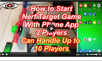 Nerf Blaster Score Keeping Target Phone App