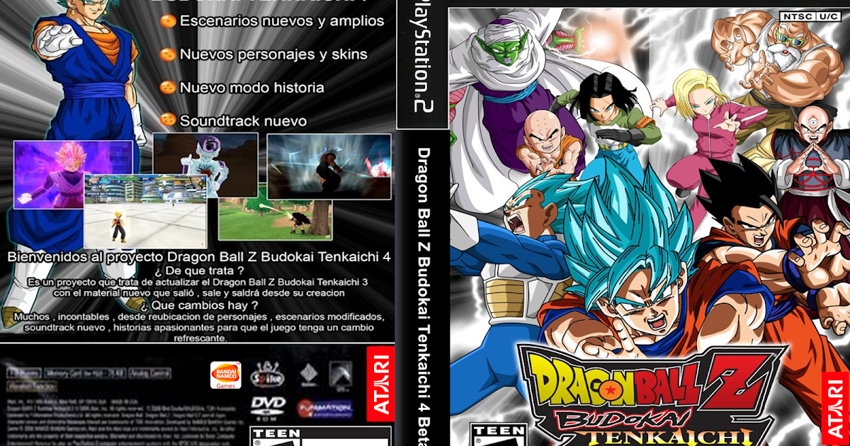 Dragon Ball Z TKC4 (BETA 8 Dublado) PT-BR ISO PS2 em 2023