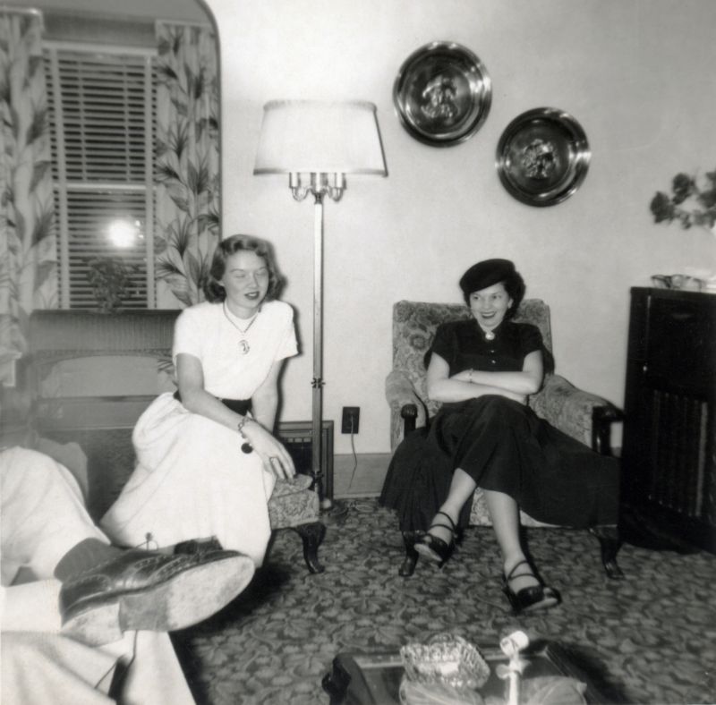 22 Black And White Pics Show House Interior Of The 1950s Vintage