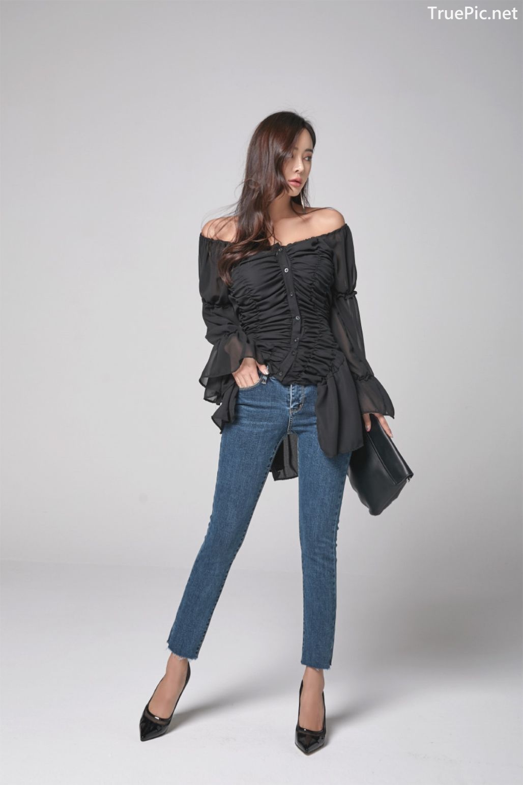Image-Korean-Fashion-Model-Kim-Bo-Ram-Jeans-Set-Collection-TruePic.net- Picture-21