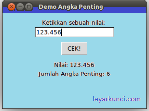 Angka Penting Layar Kunci