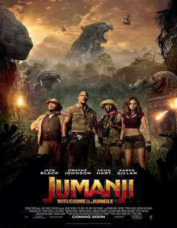 Jumanji Welcome to the Jungle 2017 Hindi Dual Audio HC HDRip 720p HEVC 500MB