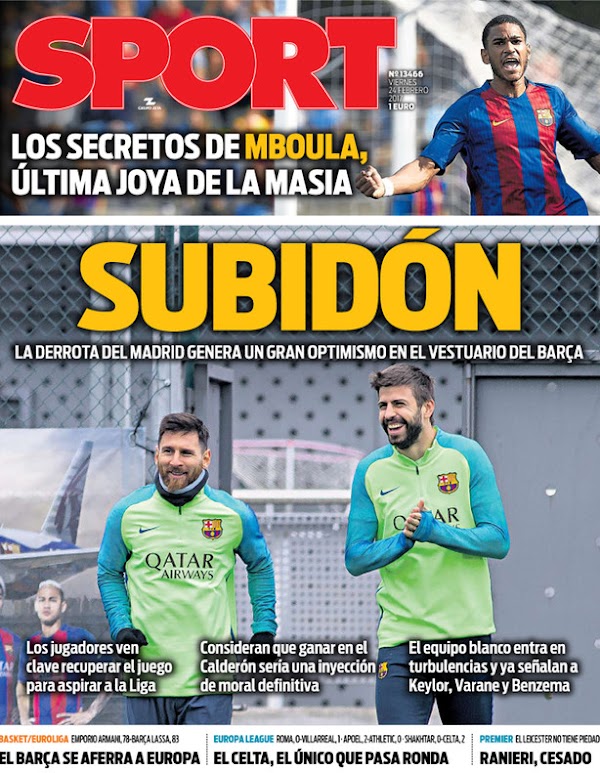 FC Barcelona, Sport: "Subidón"