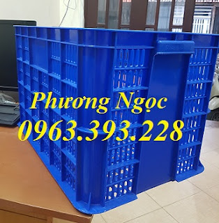 Thùng nhựa rỗng, sọt nhựa rỗng chứa đồ, sóng nhựa rỗng cao cấp  HS005.