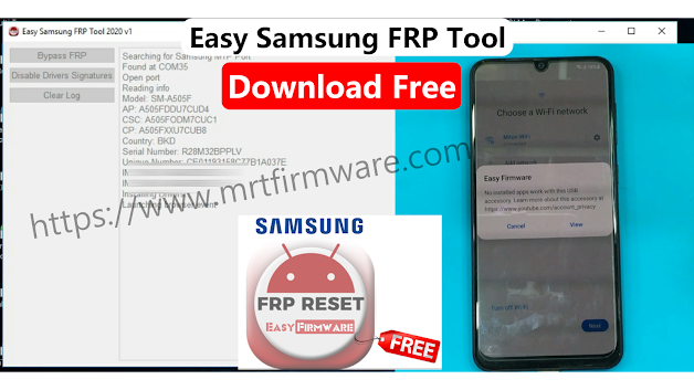 Easy Samsung FRP Tool Latest Version 2021 Download free | Samsung FRP Tool Mrt Firmware