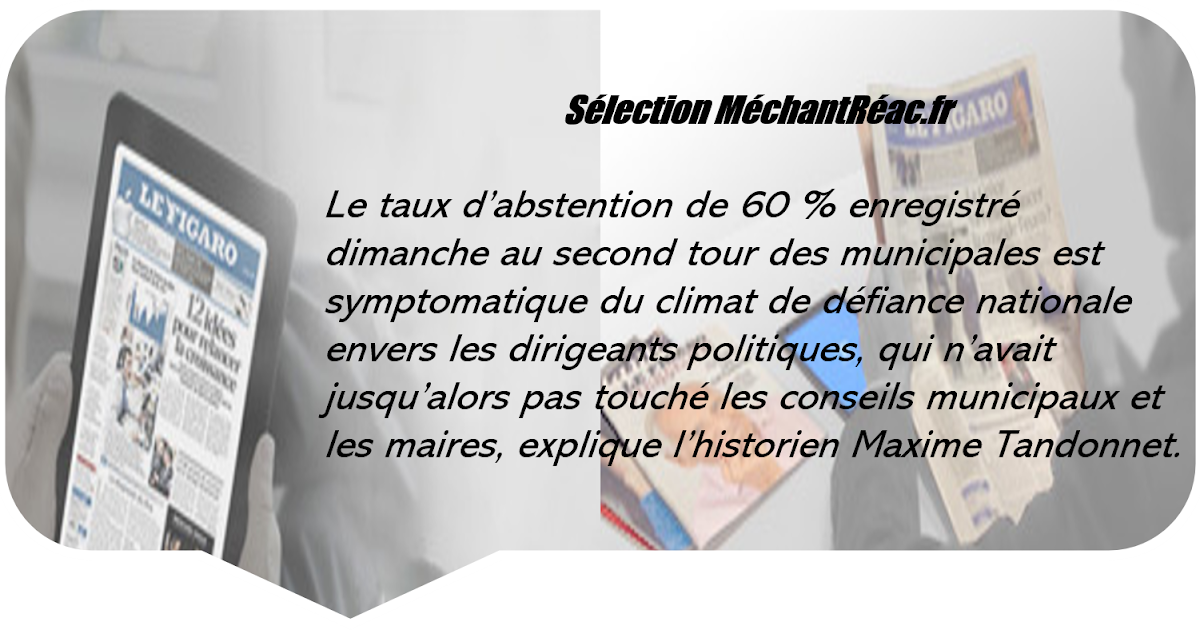 Pourquoi L'abstention Est Un Danger Pour La Démocratie Maxime Tandonnet : «L’abstention aux municipales exprime l’aggravation
