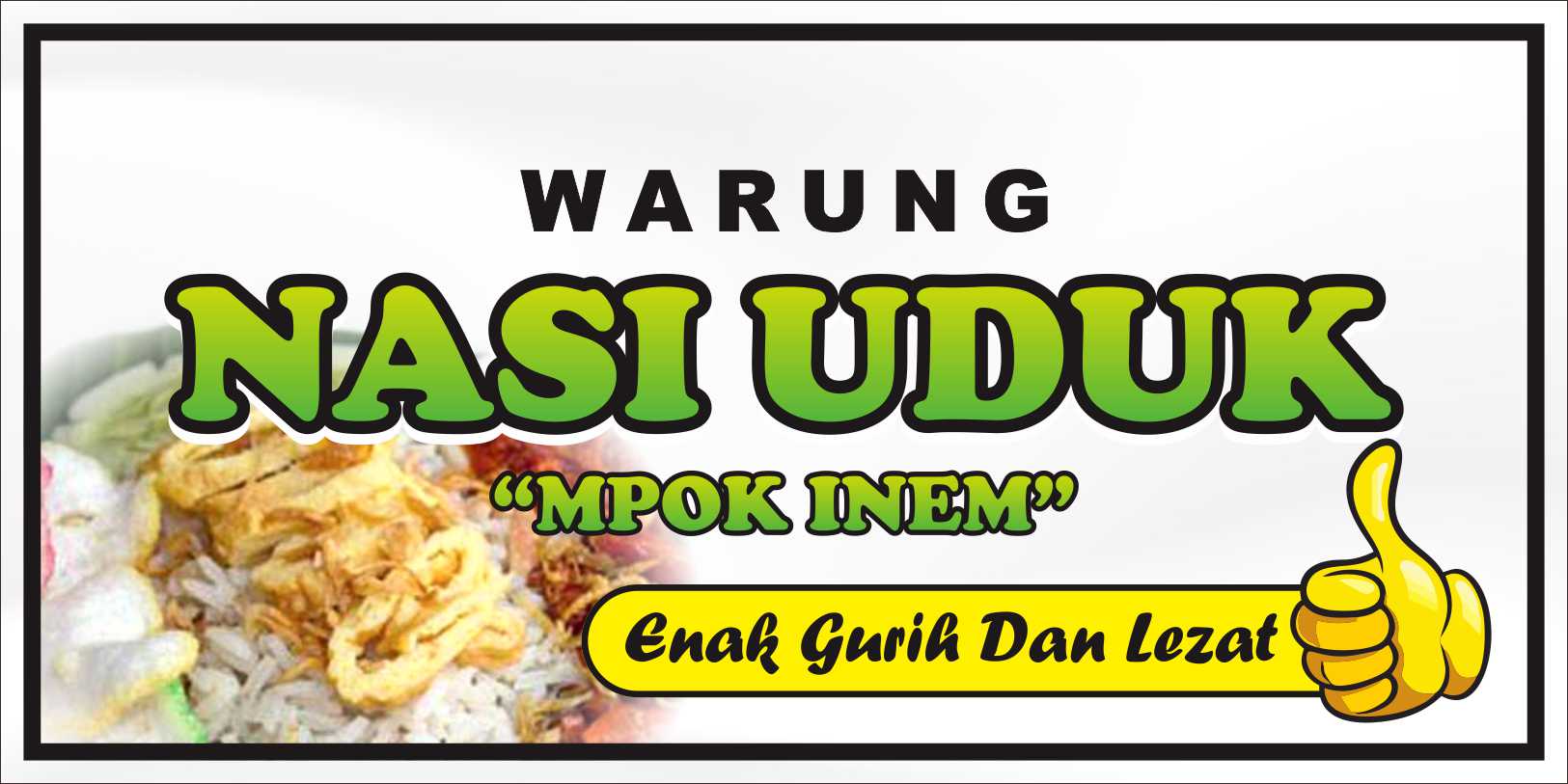 contoh banner warung nasi
