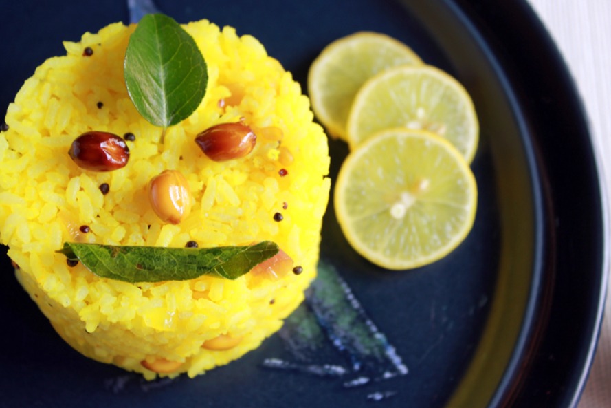 Rinku's Kitchen Treats Lemon Rice