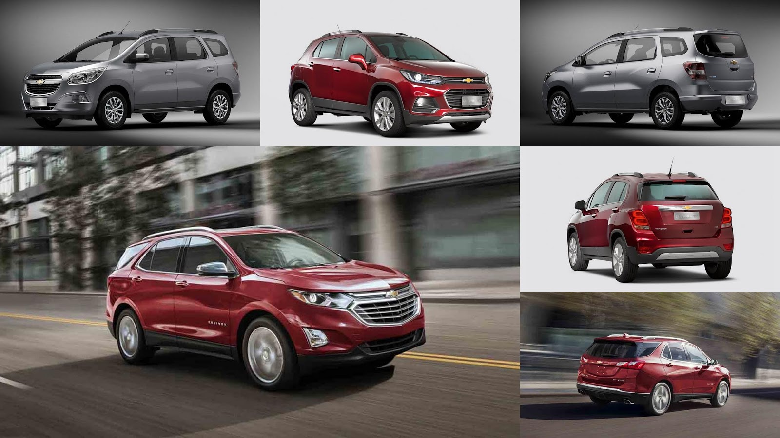 Noticias breves de la semana los Chevrolet Spin, Tracker y Equinox