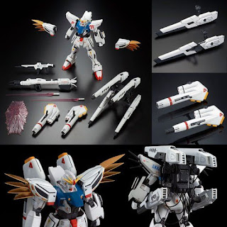 MG 1/100 Gundam F91 Ver 2.0 Back Cannon Type & Twin V.S.B.R. Set Up Type, Premium Bandai