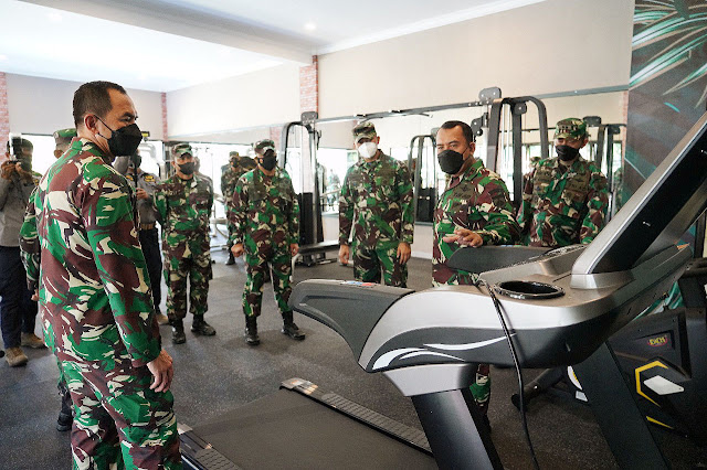 Peduli Kesehatan Prajurit, Pangdam IV/Diponegoro Resmikan “Warastra Fitness Center”