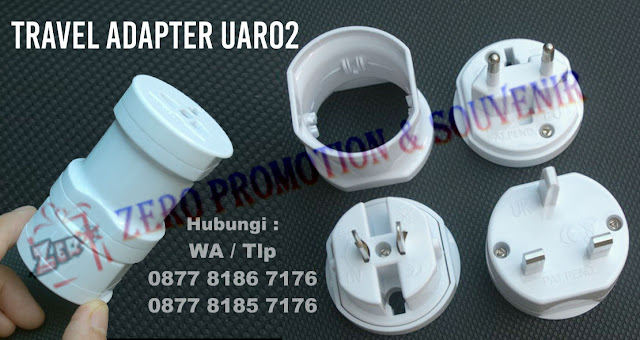 Universal Travel Adaptor Bulat UAR02, traveladaptor, traveladapter, dengan harga termurah di Tangerang