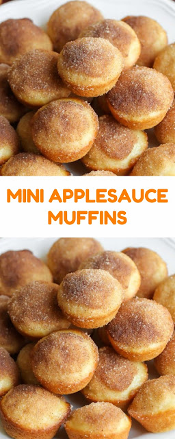 Mini Applesauce Muffins