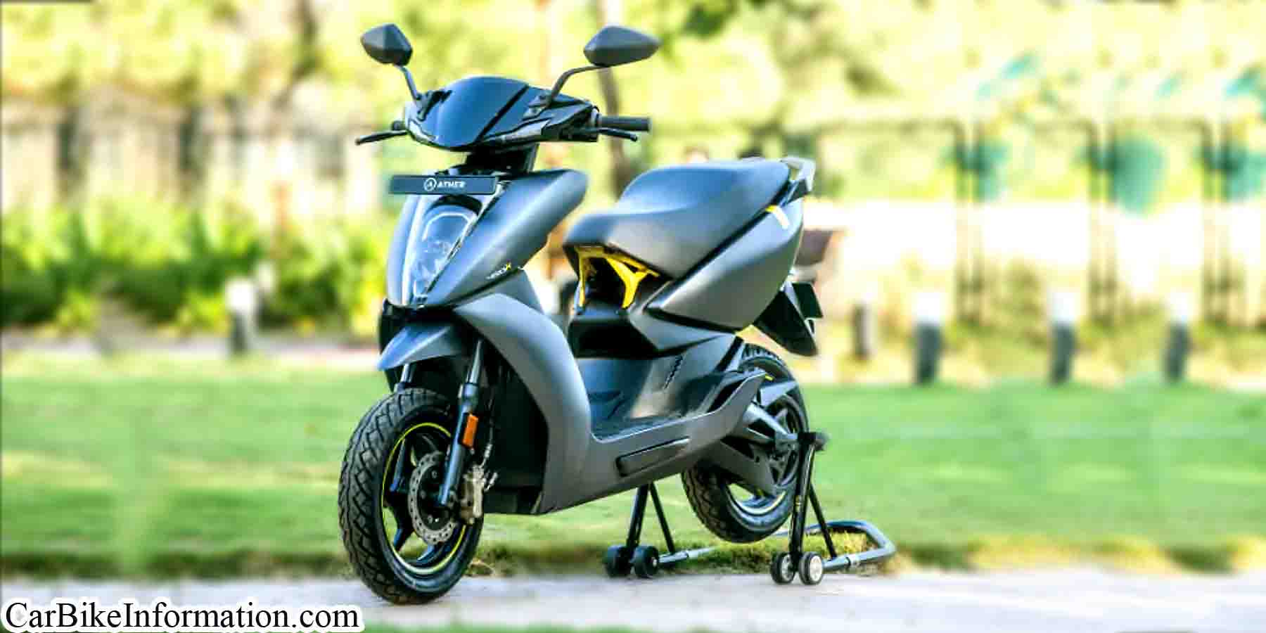 Ather 450X Electric Scooter , Review , Price , Images , Colour , Varients , Specification and