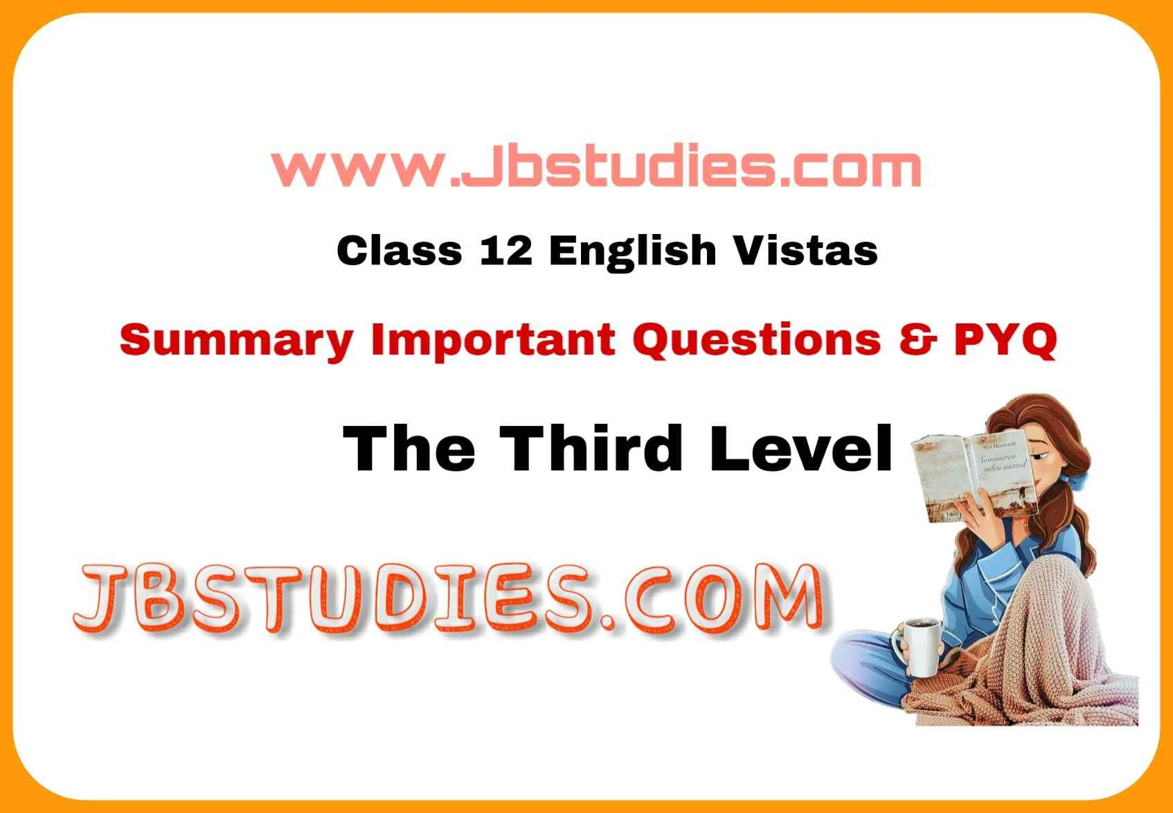 NCERT Solutions Class 12 English Vistas Chapter 1 The Third Level