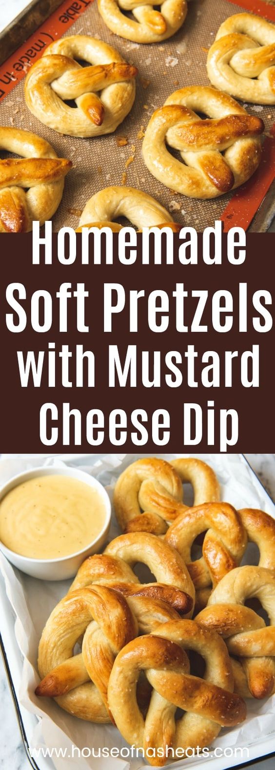 Homemade Soft Pretzels with Mustard Cheese Dip dessert recipes diabetics